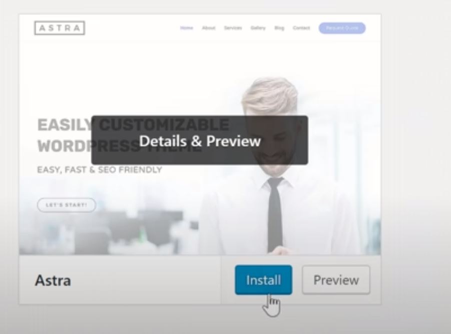 Scegli-un-Tema Come si fa un sito web in 10 minuti: Guida pratica