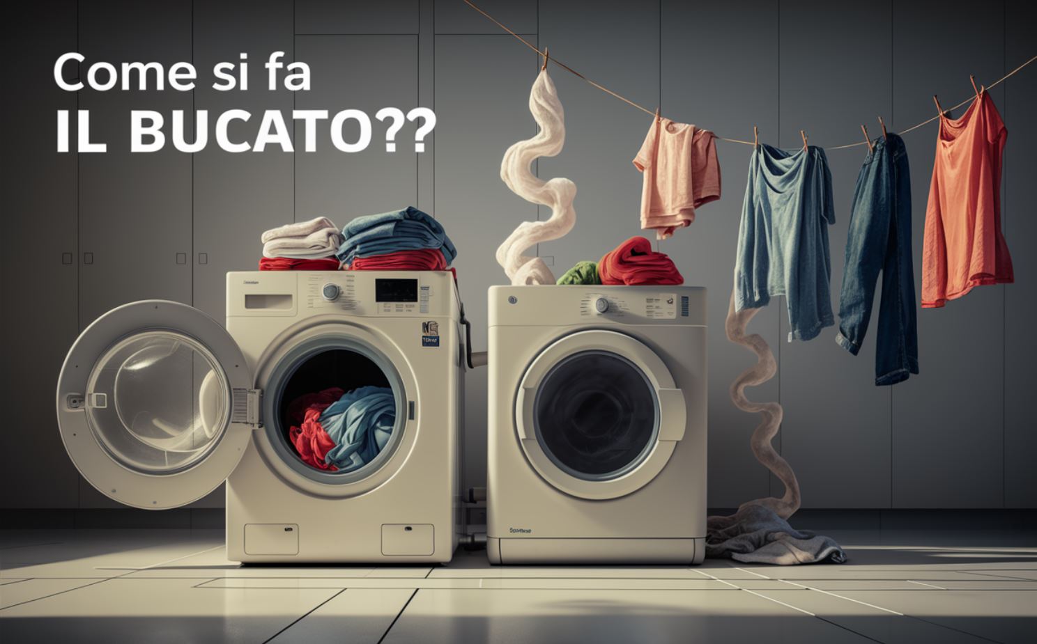 come si fa il bucato